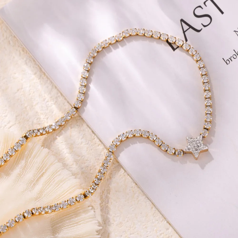 Pendant inlaid with zircon pendant necklace women's necklace high-end accessory Pendant inlaid with zircon pendant necklace women's necklace high-end accessory