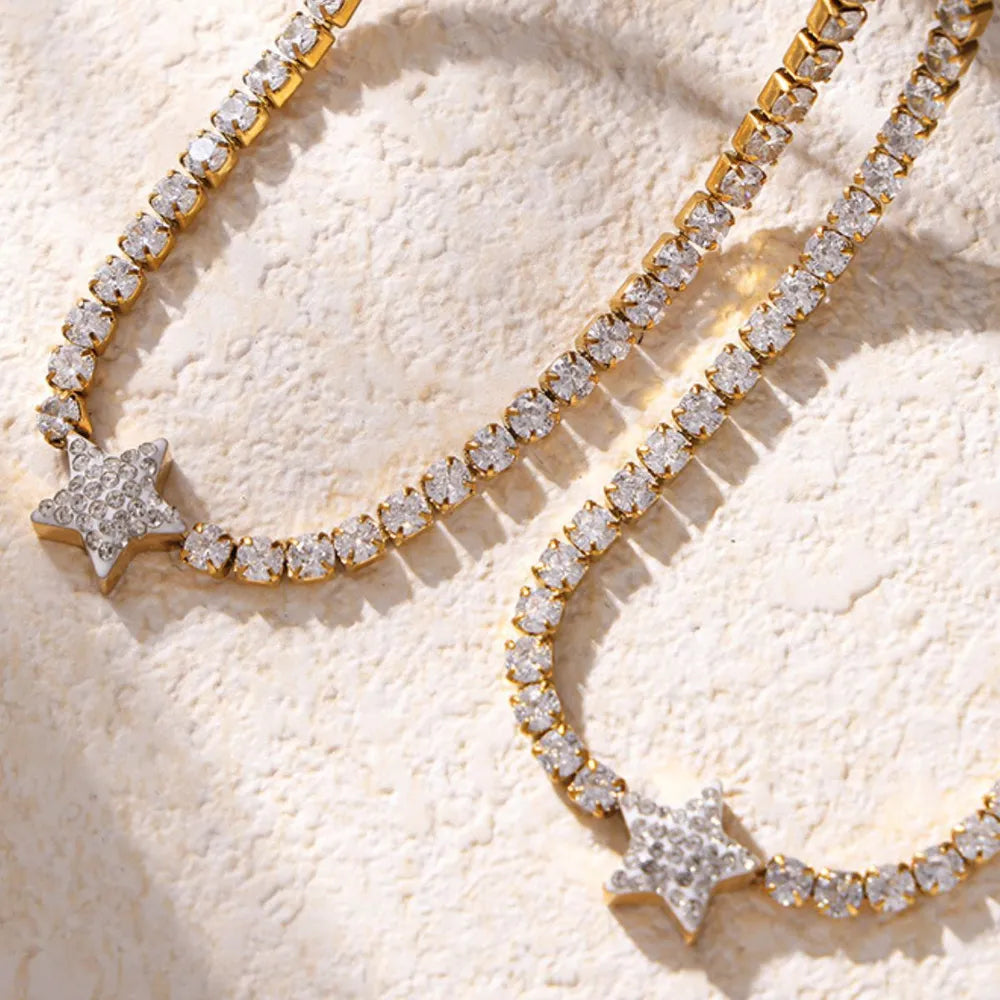 Pendant inlaid with zircon pendant necklace women's necklace high-end accessory Pendant inlaid with zircon pendant necklace women's necklace high-end accessory