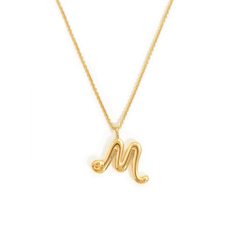 PrimeCrate™ Initial Necklace — 18K Gold Letter Pendant Collection PrimeCrate™ Initial Necklace — 18K Gold Letter Pendant Collection