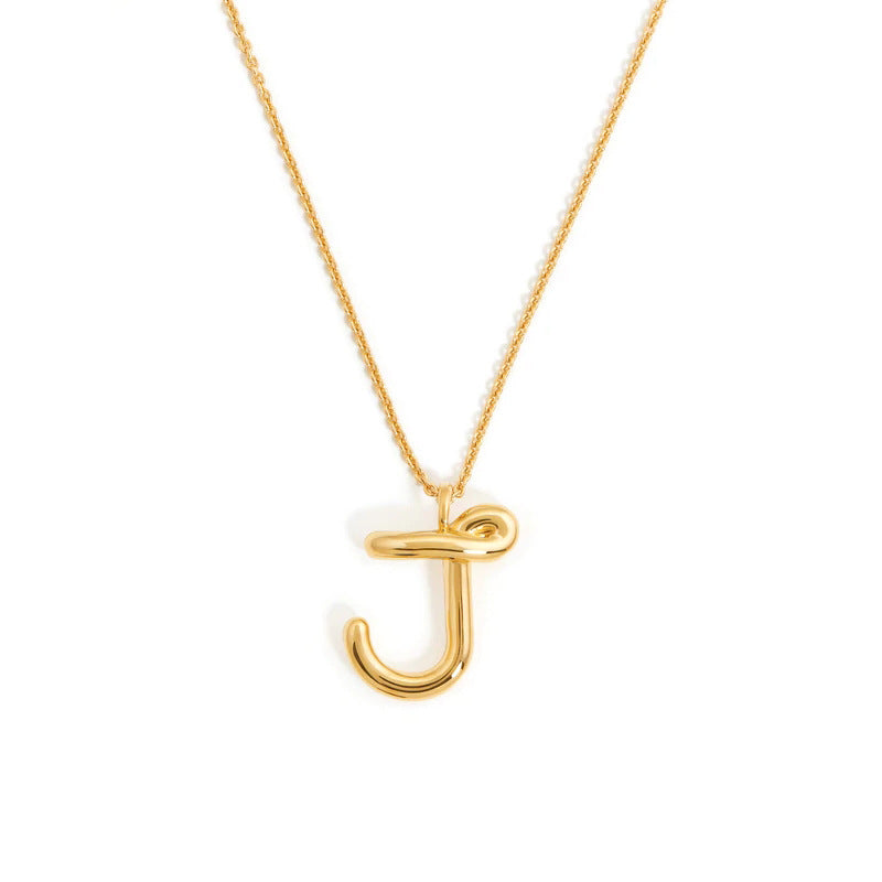 PrimeCrate™ Initial Necklace — 18K Gold Letter Pendant Collection PrimeCrate™ Initial Necklace — 18K Gold Letter Pendant Collection
