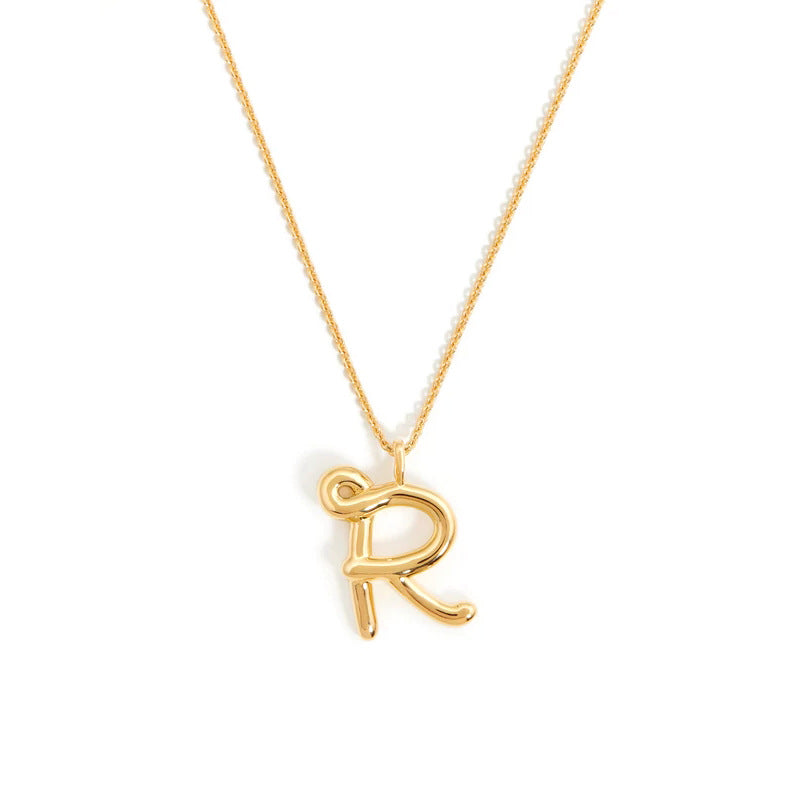 PrimeCrate™ Initial Necklace — 18K Gold Letter Pendant Collection PrimeCrate™ Initial Necklace — 18K Gold Letter Pendant Collection
