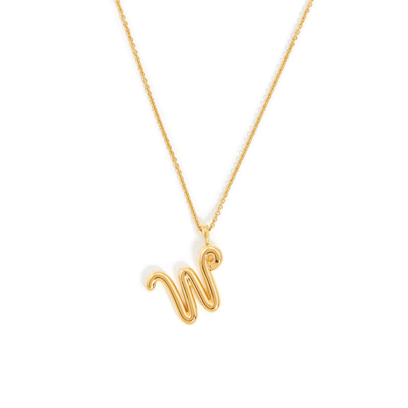 PrimeCrate™ Initial Necklace — 18K Gold Letter Pendant Collection PrimeCrate™ Initial Necklace — 18K Gold Letter Pendant Collection