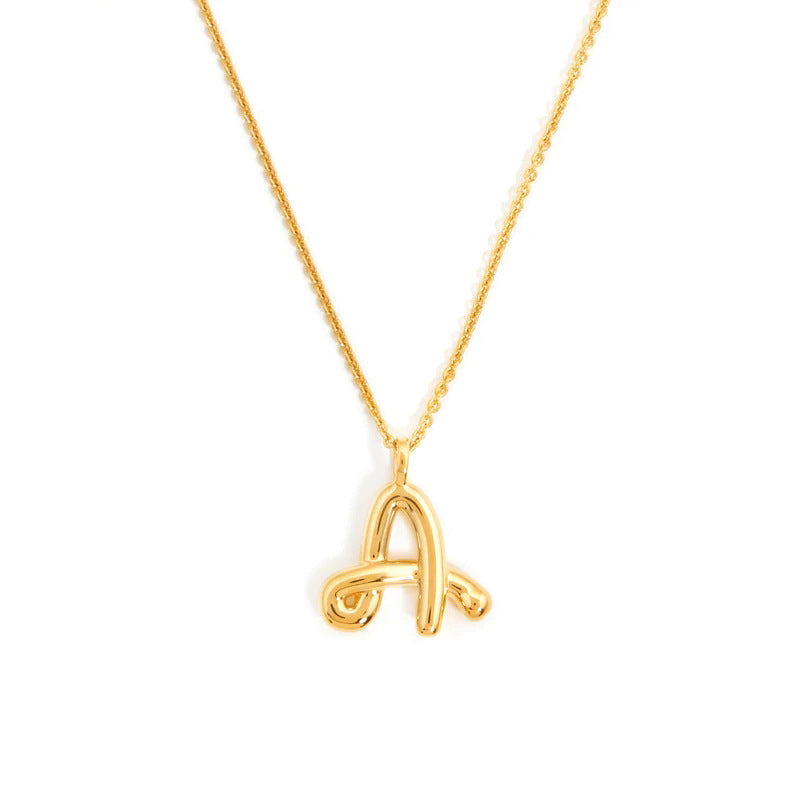 PrimeCrate™ Initial Necklace — 18K Gold Letter Pendant Collection PrimeCrate™ Initial Necklace — 18K Gold Letter Pendant Collection
