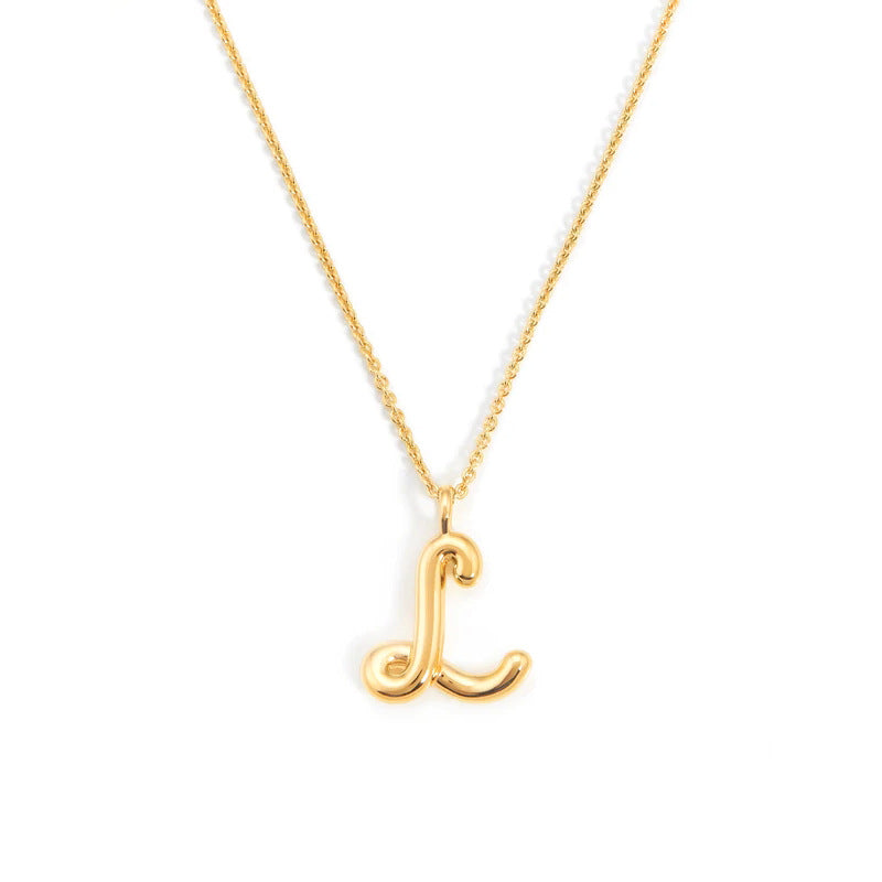 PrimeCrate™ Initial Necklace — 18K Gold Letter Pendant Collection PrimeCrate™ Initial Necklace — 18K Gold Letter Pendant Collection