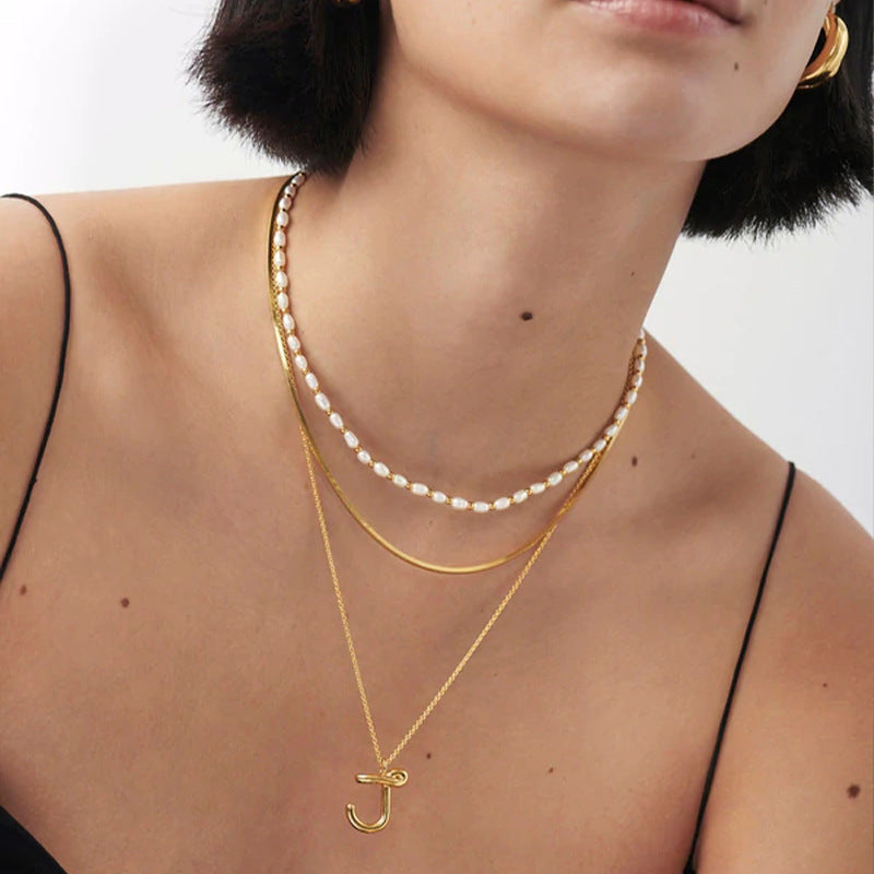 PrimeCrate™ Initial Necklace — 18K Gold Letter Pendant Collection PrimeCrate™ Initial Necklace — 18K Gold Letter Pendant Collection