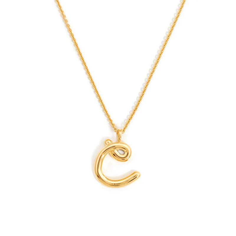 PrimeCrate™ Initial Necklace — 18K Gold Letter Pendant Collection PrimeCrate™ Initial Necklace — 18K Gold Letter Pendant Collection