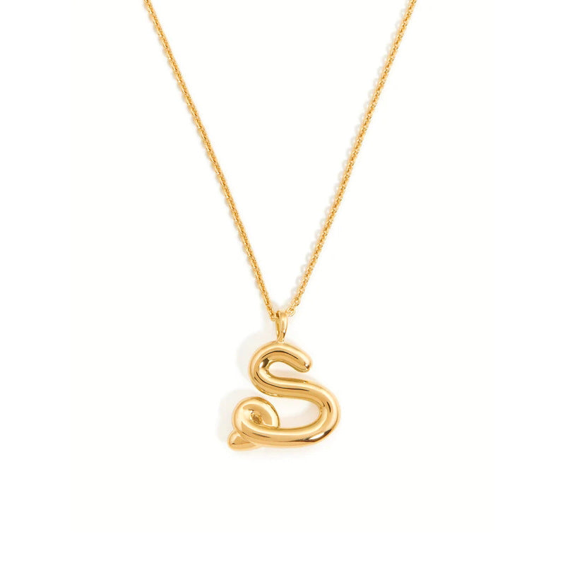 PrimeCrate™ Initial Necklace — 18K Gold Letter Pendant Collection PrimeCrate™ Initial Necklace — 18K Gold Letter Pendant Collection