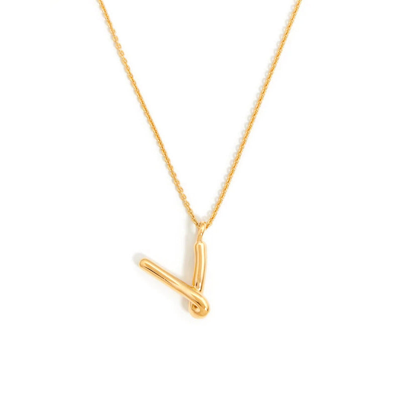 PrimeCrate™ Initial Necklace — 18K Gold Letter Pendant Collection PrimeCrate™ Initial Necklace — 18K Gold Letter Pendant Collection