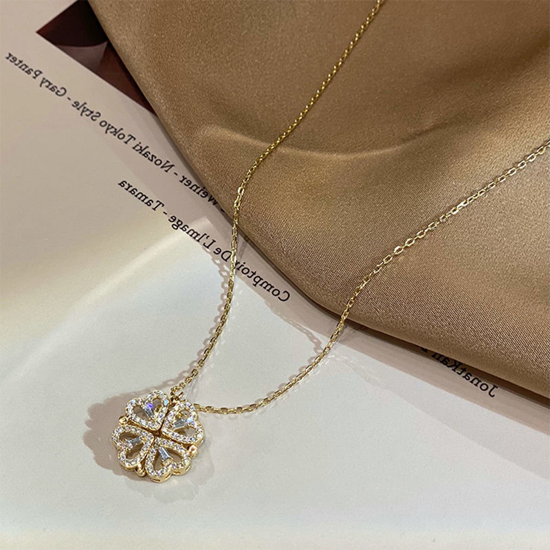PrimeCrate™ Luxe Clover Necklace | 4 Hearts Luxury Collection d66e372cdefb7819e54201787614be8c
