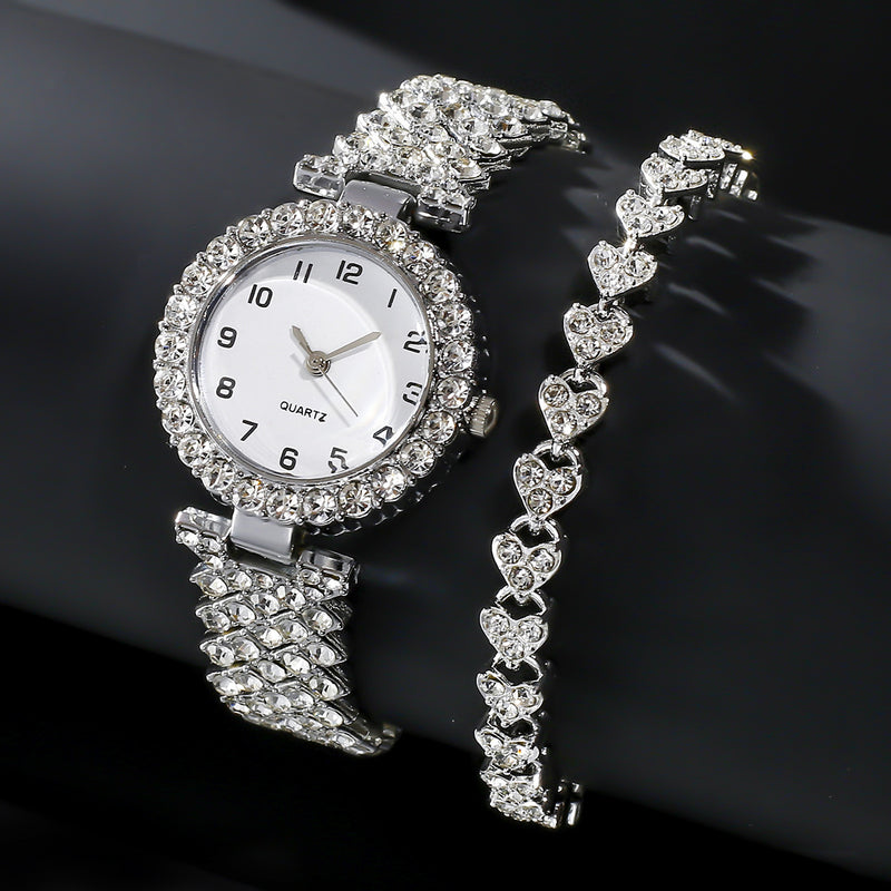 Set de Lujo Prime Crate™ – Reloj y Pulsera de Moda para Mujer