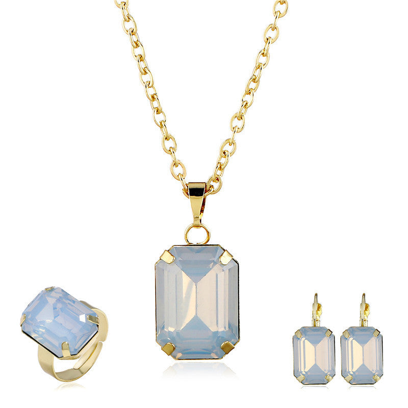 Conjunto Nupcial Prime Crate™ – Joyas de Boda Europeas-Americanas para Mujer