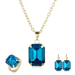 Conjunto Nupcial Prime Crate™ – Joyas de Boda Europeas-Americanas para Mujer