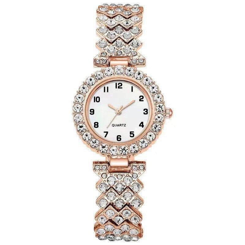 Set de Lujo Prime Crate™ – Reloj y Pulsera de Moda para Mujer